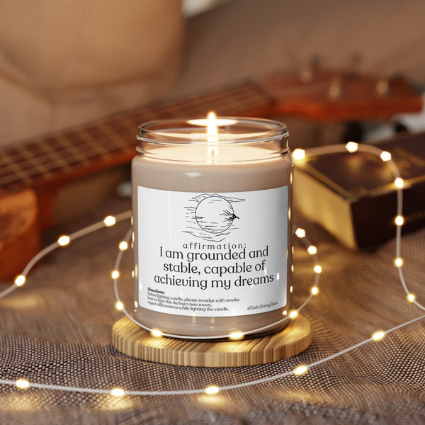 I am Grounded Affirmation Scented Soy Candle, 9oz