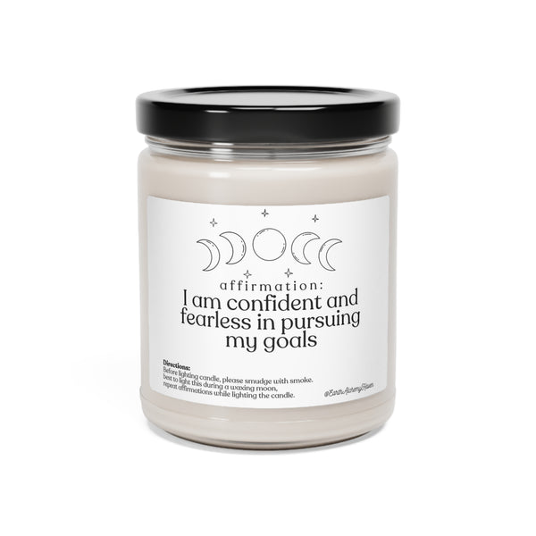 I am Confident Affirmation Scented Soy Candle, 9oz