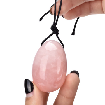 3 Piece Rose Quartz Yoni Egg | Strengthen Your Vaginal Walls