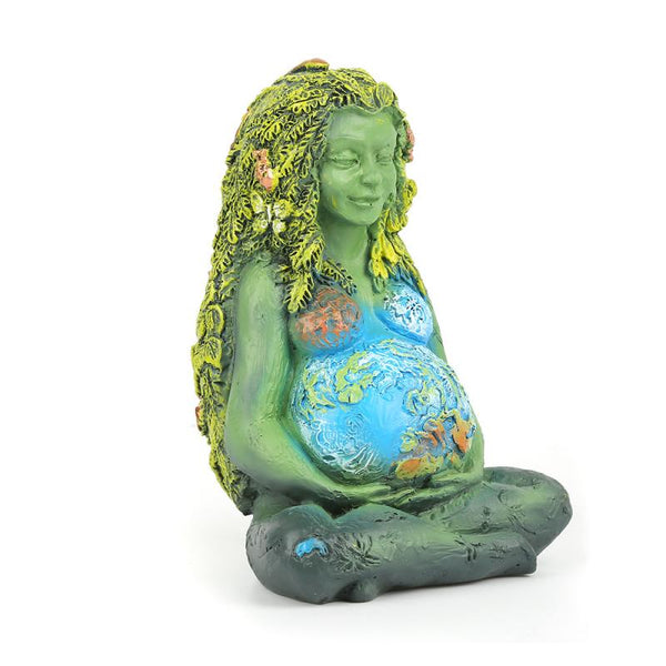 Millennial Mother Earth Goddess Statue for Altar | Meaningful Mother Earth Art Statue Resin Figurine Decoration For Home Garden