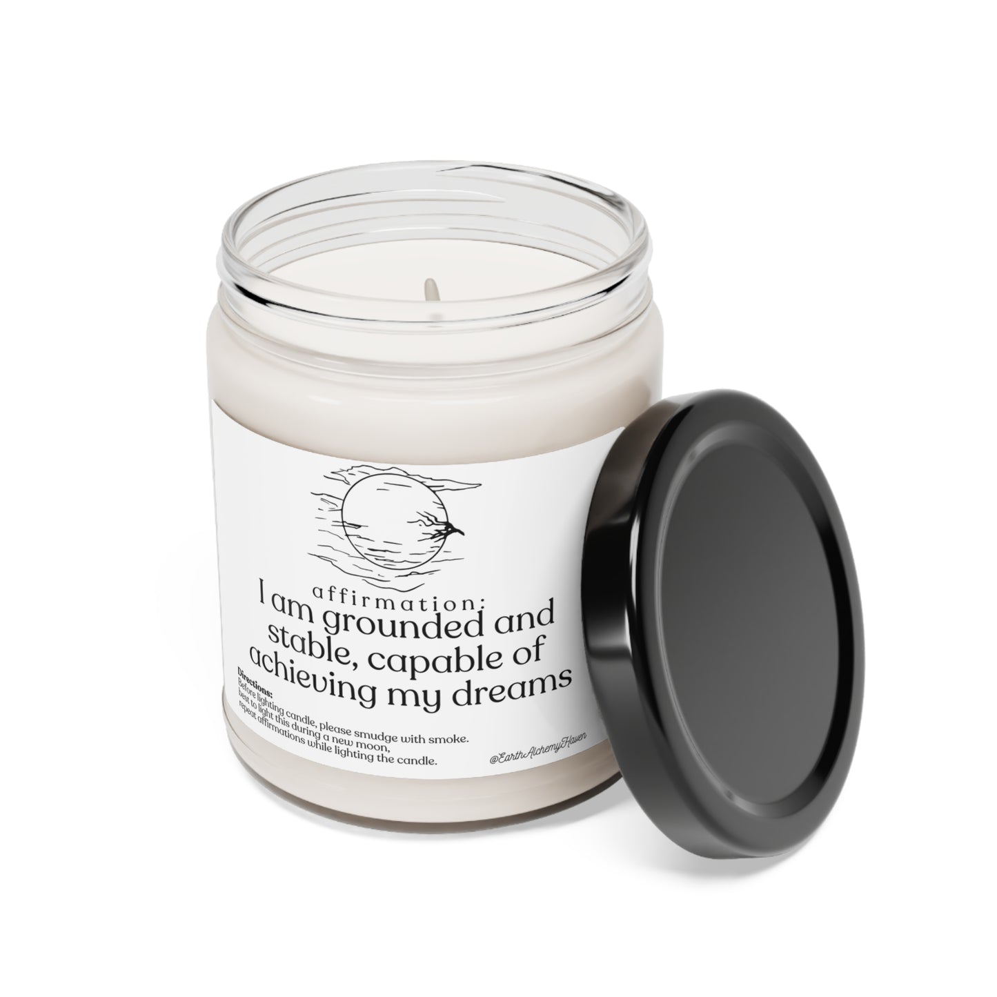 I am Grounded Affirmation Scented Soy Candle, 9oz