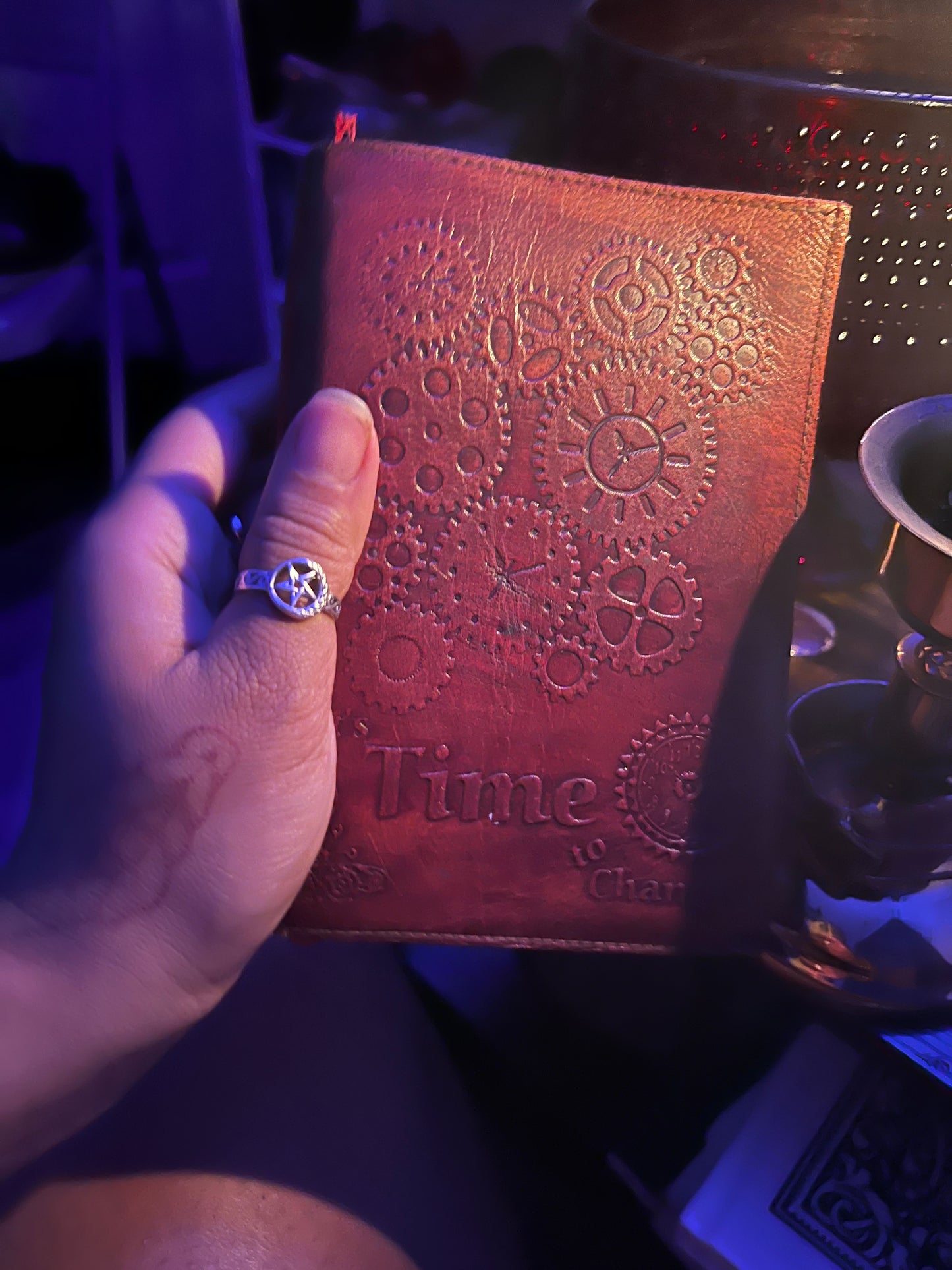 It's Time to Change Leather & Parchment Journal