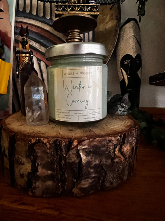 Winter is Coming Soy Candle