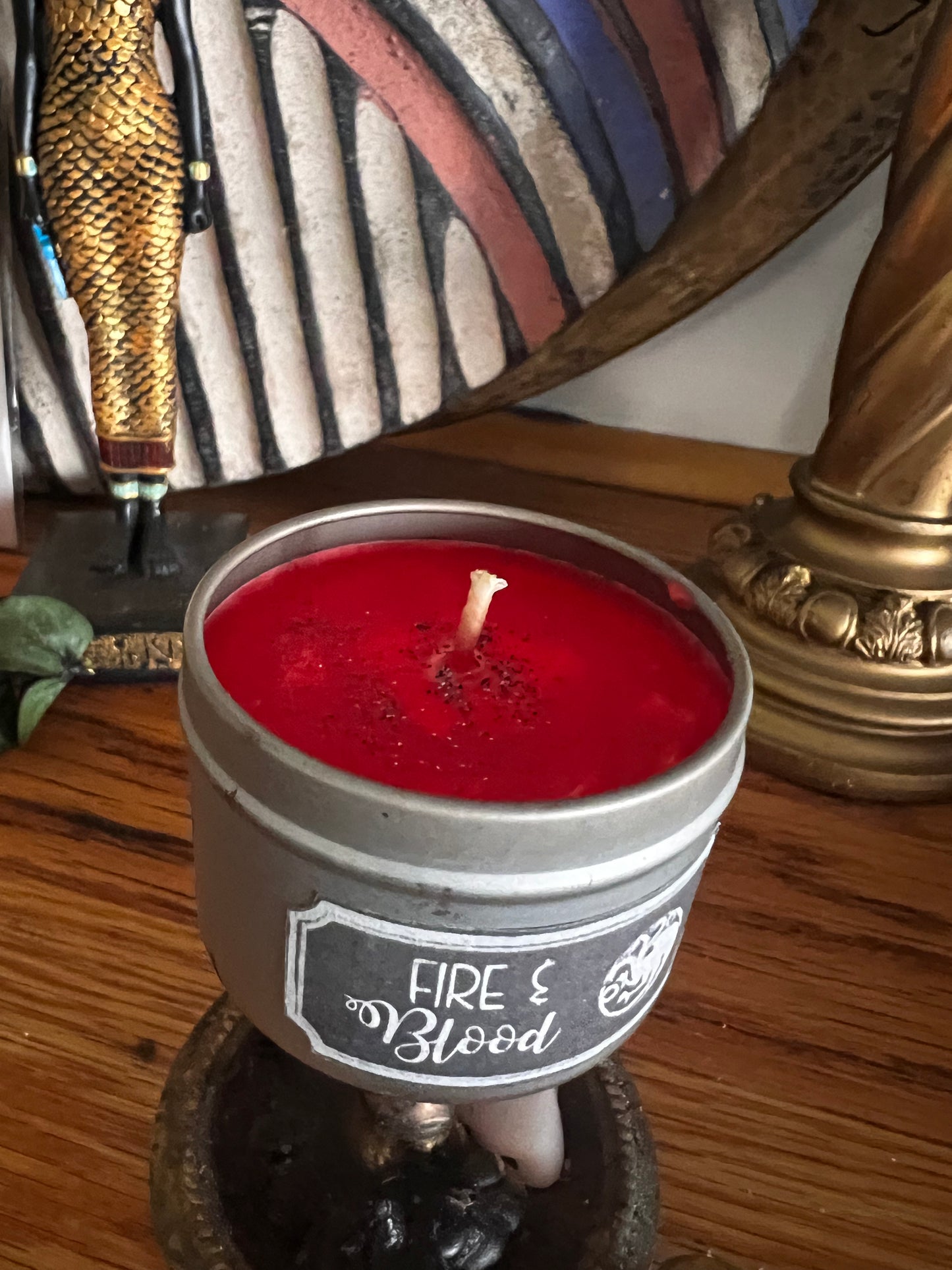 Fire & Blood Soy Candle