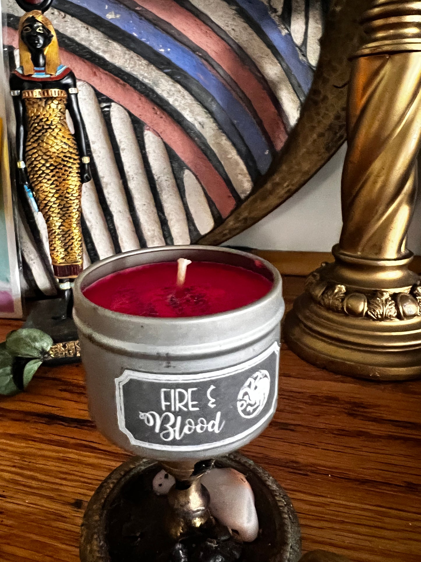 Fire & Blood Soy Candle